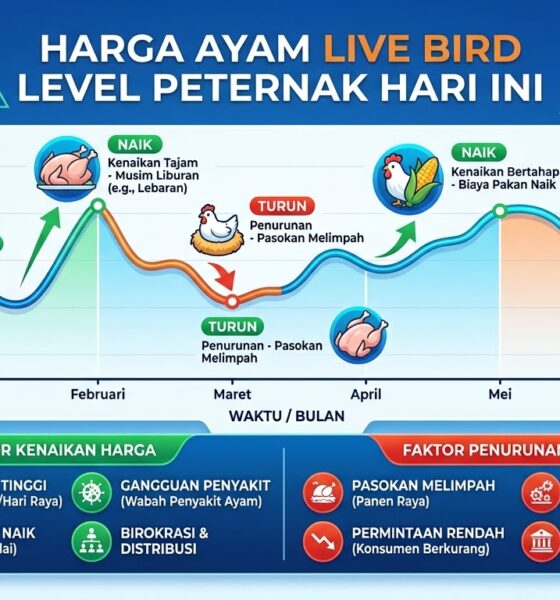 Info Harga Broiler Livebird per Kg 19 September 2026